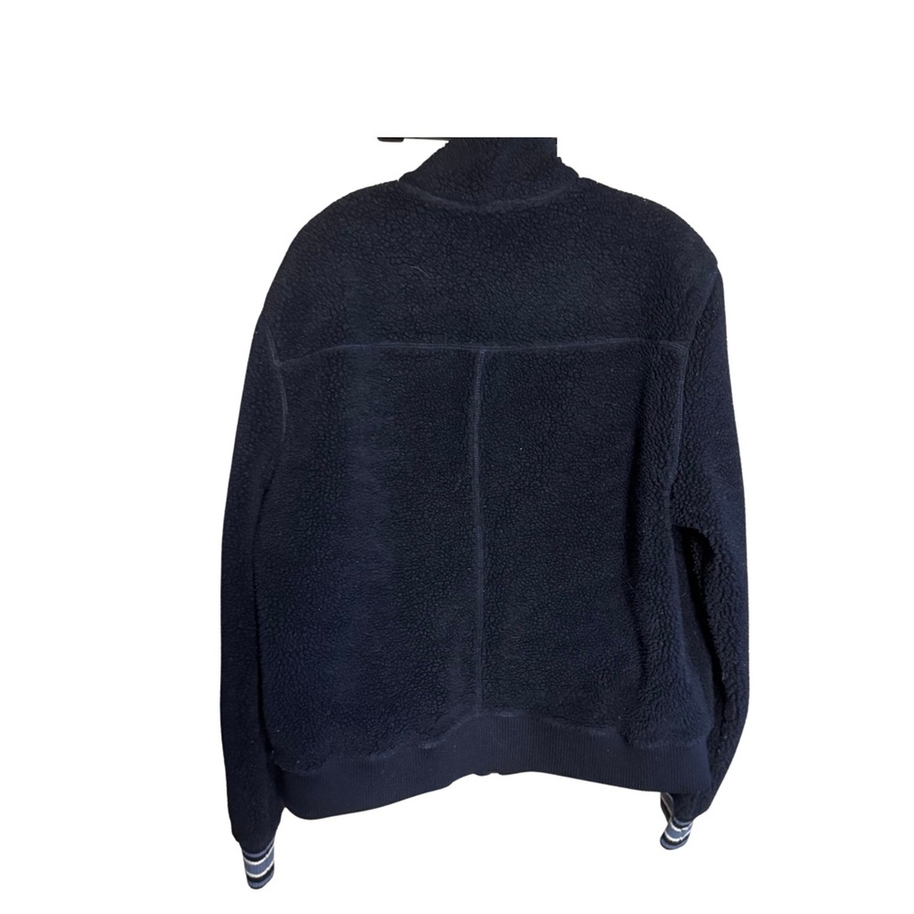 Munsingwear An Original Penguin Navy Zip-Up Jacket Outdoor Hiking Work Warmth - Picture 2 of 7